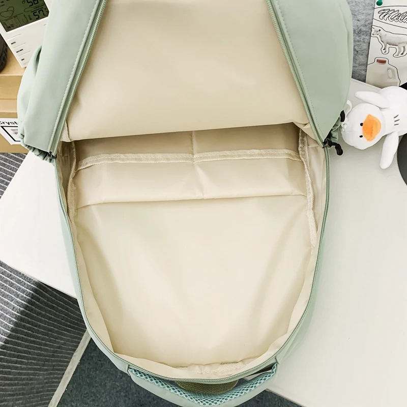 Waterproof Teenage Bookbag Nylon Rucksack Fashion Girl Backpack Women Shoulder Bag High School Schoolbag Black Mochila