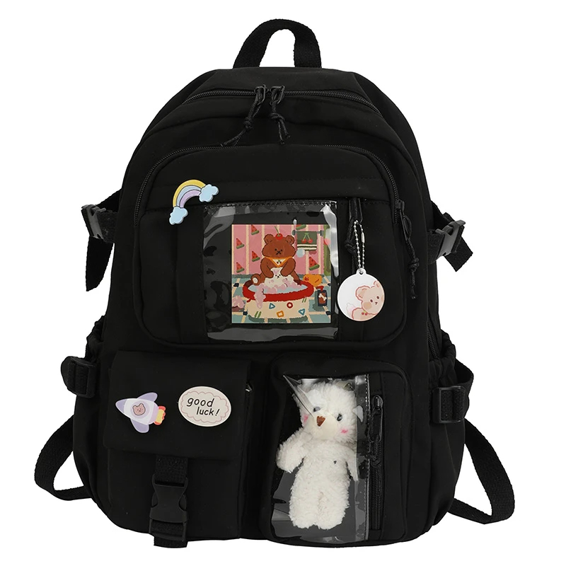 Canvas Schoolbags For Teenage Girls Boys Backpack Women Laptop Rucksack School Bags For Boys Travel Bagpack Mochila Escolar