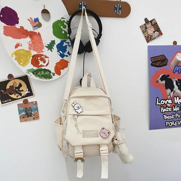 New Fashion Women Backpack Multifunctional Cute Women Handbag Classic Nylon School Bag for Girl Sweet Travel Backpack for Women