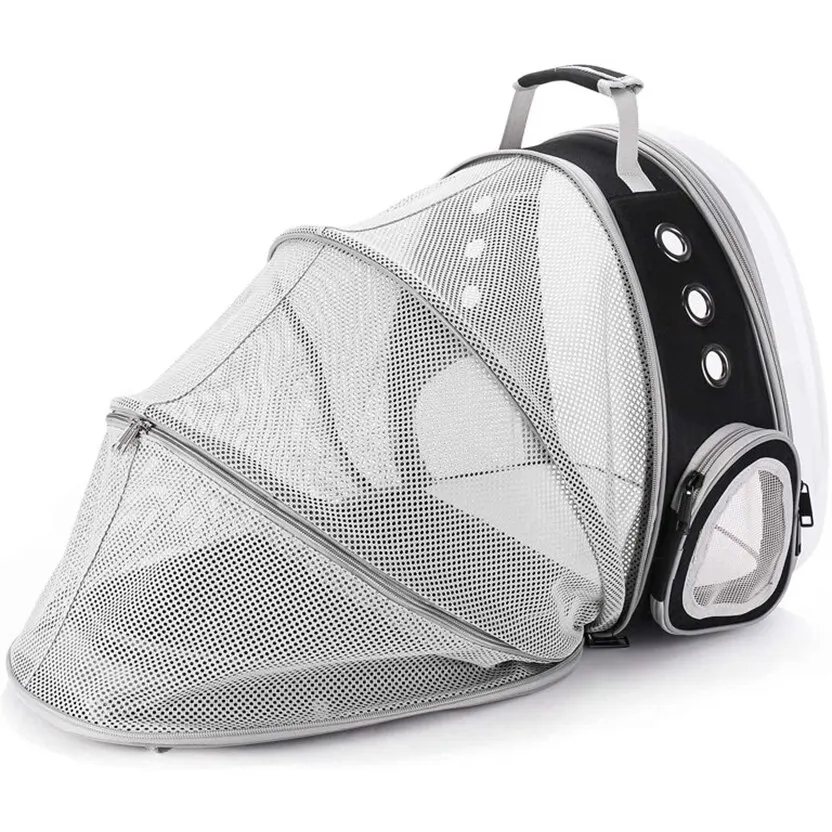 Expandable Cat Carrier Backpack Large Transparent Pet Carrier Travel Backpack Bubble Space Capsule High Quality Pet Travel Bag