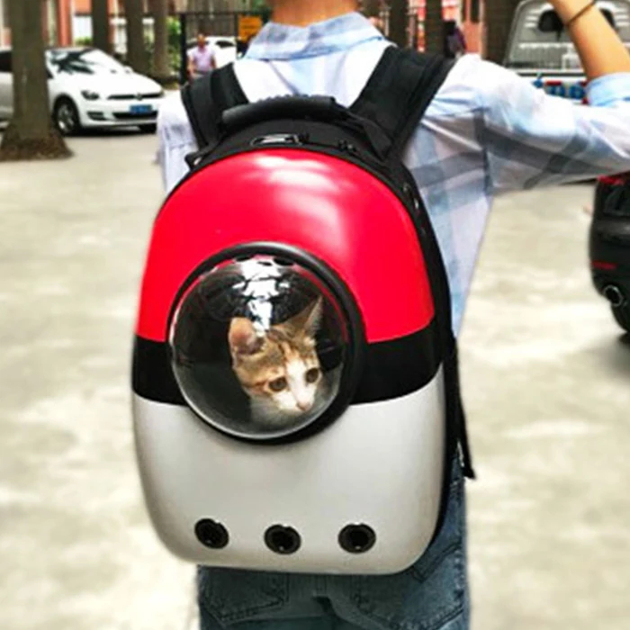 High Quality Breathable Space Capsule Astronaut Bubble Travel Bag Transport Carrying Cute Small Dog Cat Carrier Pet Backpack