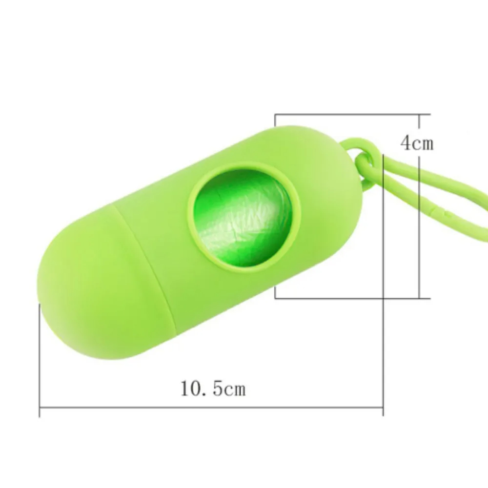 6/2/1pcs Pet Waste Bag Dispenser For Dog Waste Bag Holder Plastic Garbage Bag Dispenser Carrier Case Dog Pet Waste Poop Bags