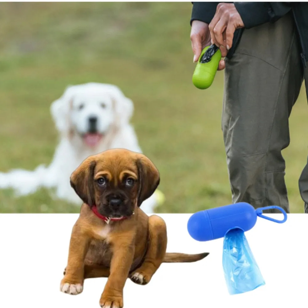 6/2/1pcs Pet Waste Bag Dispenser For Dog Waste Bag Holder Plastic Garbage Bag Dispenser Carrier Case Dog Pet Waste Poop Bags