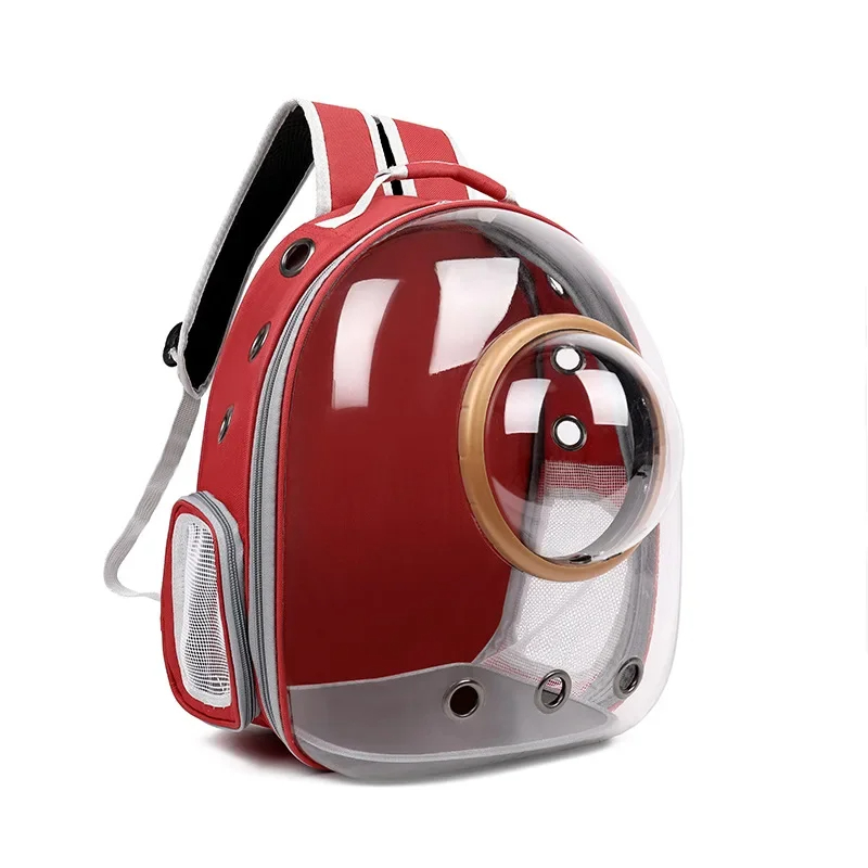 Cat Carrying Bag Space Pet Backpack Breathable Portable Transparent Backpack Puppy Dog Transport Carrier Space Capsule Bag Pets