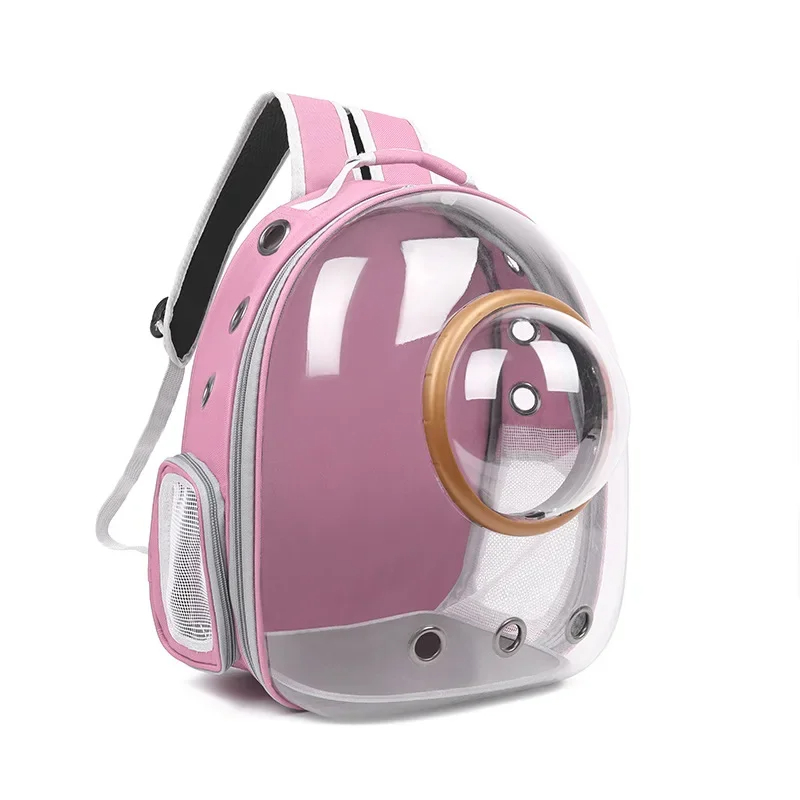 Cat Carrying Bag Space Pet Backpack Breathable Portable Transparent Backpack Puppy Dog Transport Carrier Space Capsule Bag Pets