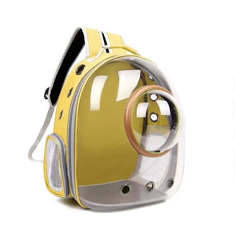 Cat Carrying Bag Space Pet Backpack Breathable Portable Transparent Backpack Puppy Dog Transport Carrier Space Capsule Bag Pets