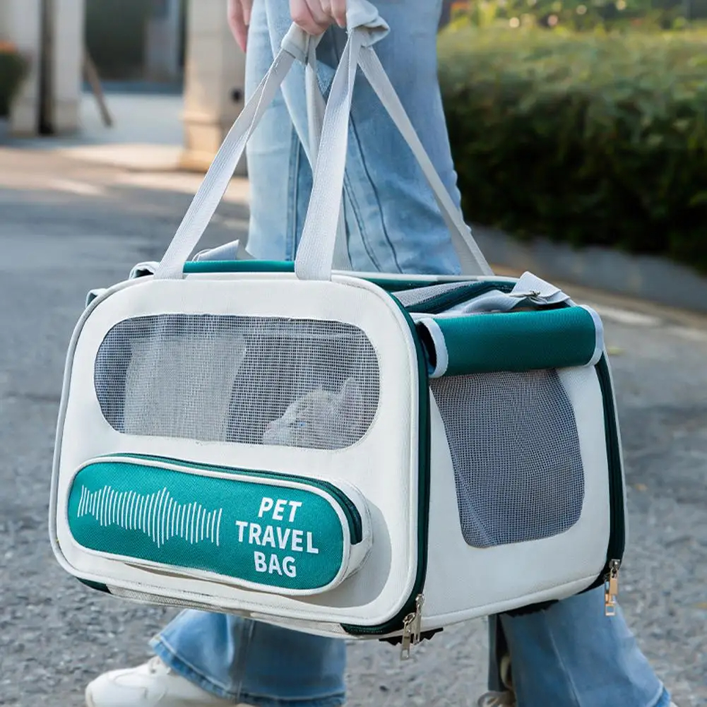 Portable Go Out Dog Carrier Bag Breathable Large Capacity Shoulder Bag Pet Supplies For Outdoor Travel