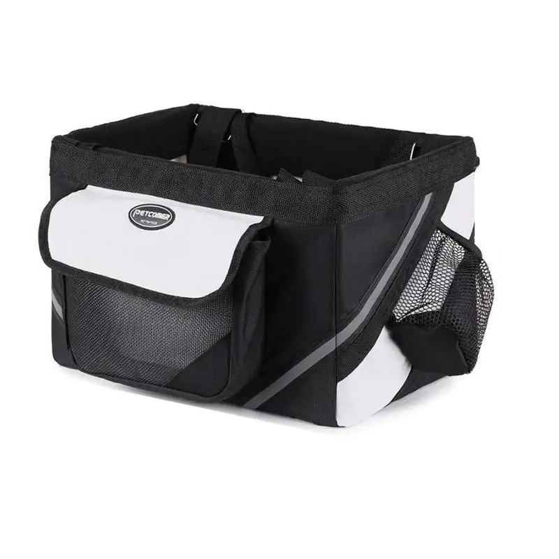 Pet Dog Bicycle Bag Dogs Baskets Bike Handlebar Front Basket Small Cat Dog Nest Puppy Cats Bed Carrier For Travel Shopping