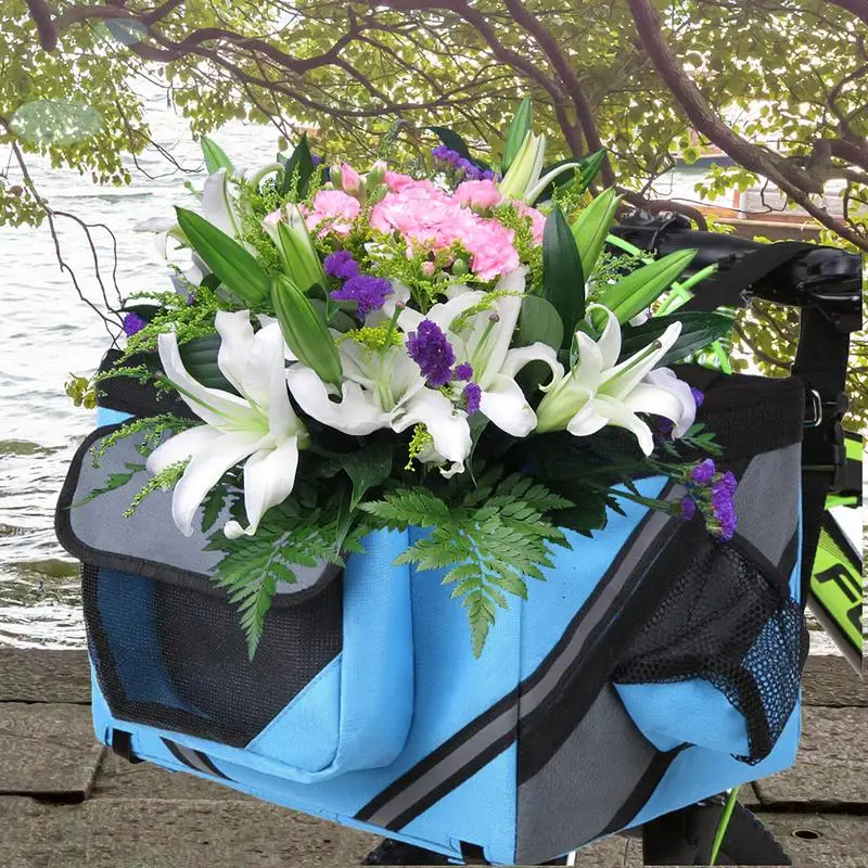 Pet Dog Bicycle Bag Dogs Baskets Bike Handlebar Front Basket Small Cat Dog Nest Puppy Cats Bed Carrier For Travel Shopping