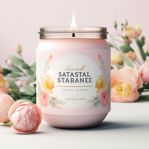 Smokeless Eco-Friendly Aroma Soy Wax Healing Pillar Candles