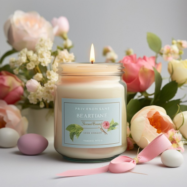 Smokeless Eco-Friendly Perfume Soy Wax Aromatherapy Candles For Holiday