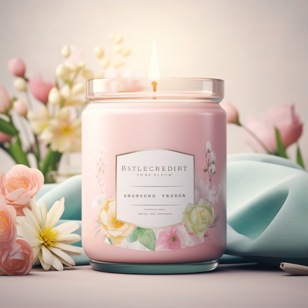 Eco-friendly Fragrance Essential Oil Glass Jar Candles With Multi Wick