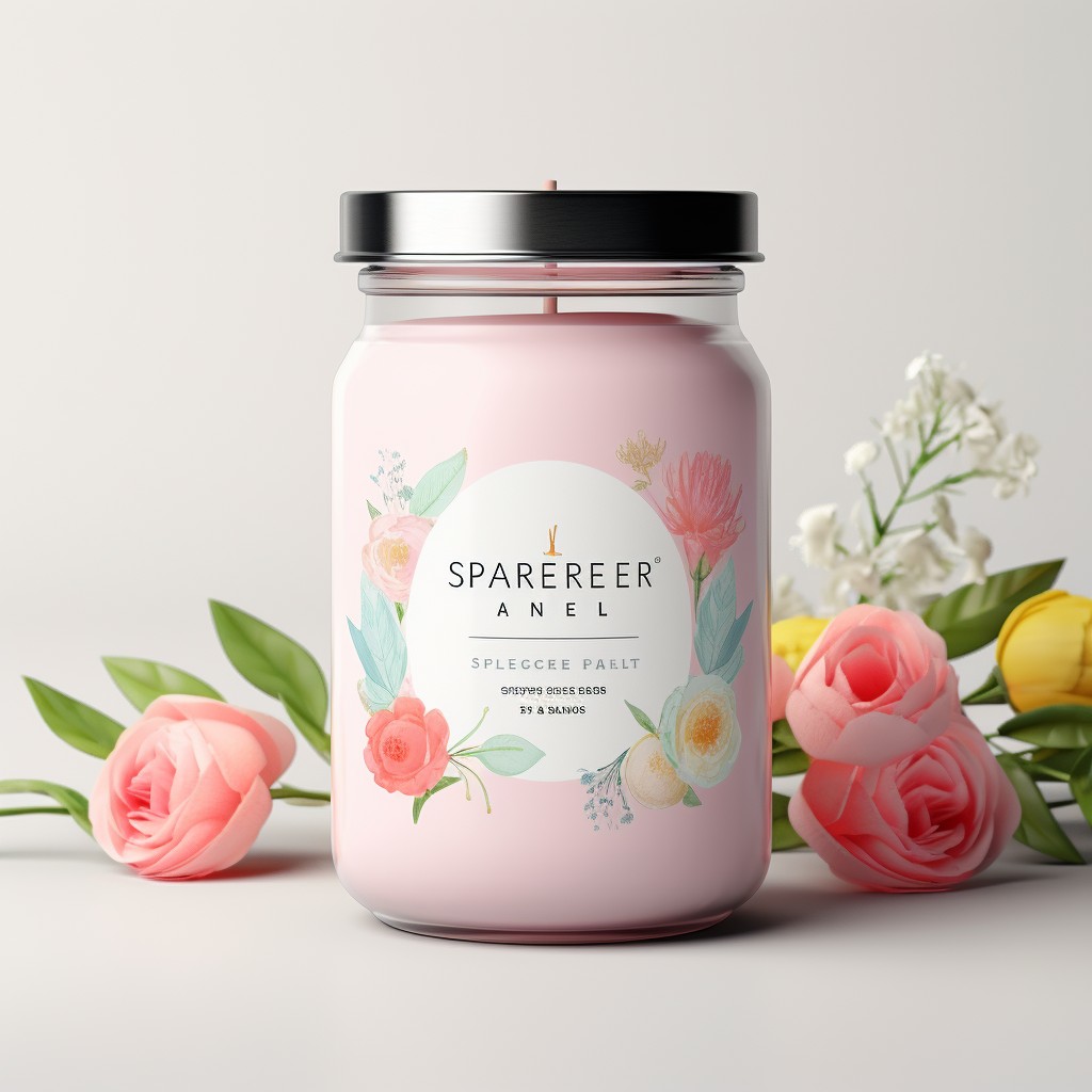 Eco-Friendly Long Lasting Colored Soy Wax Scented Pillar Candles
