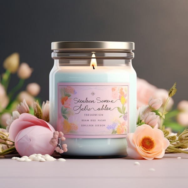 SPA Meditation Eco-Friendly Aroma Soy Wax Pillar Candles