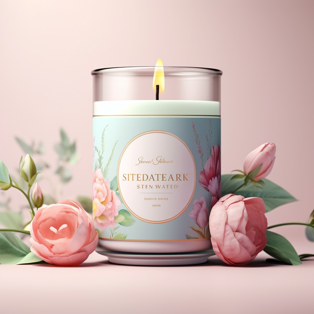 Frosted Crushed Stone Cup Scented Soy Wax Jar Candles For Home Decoration