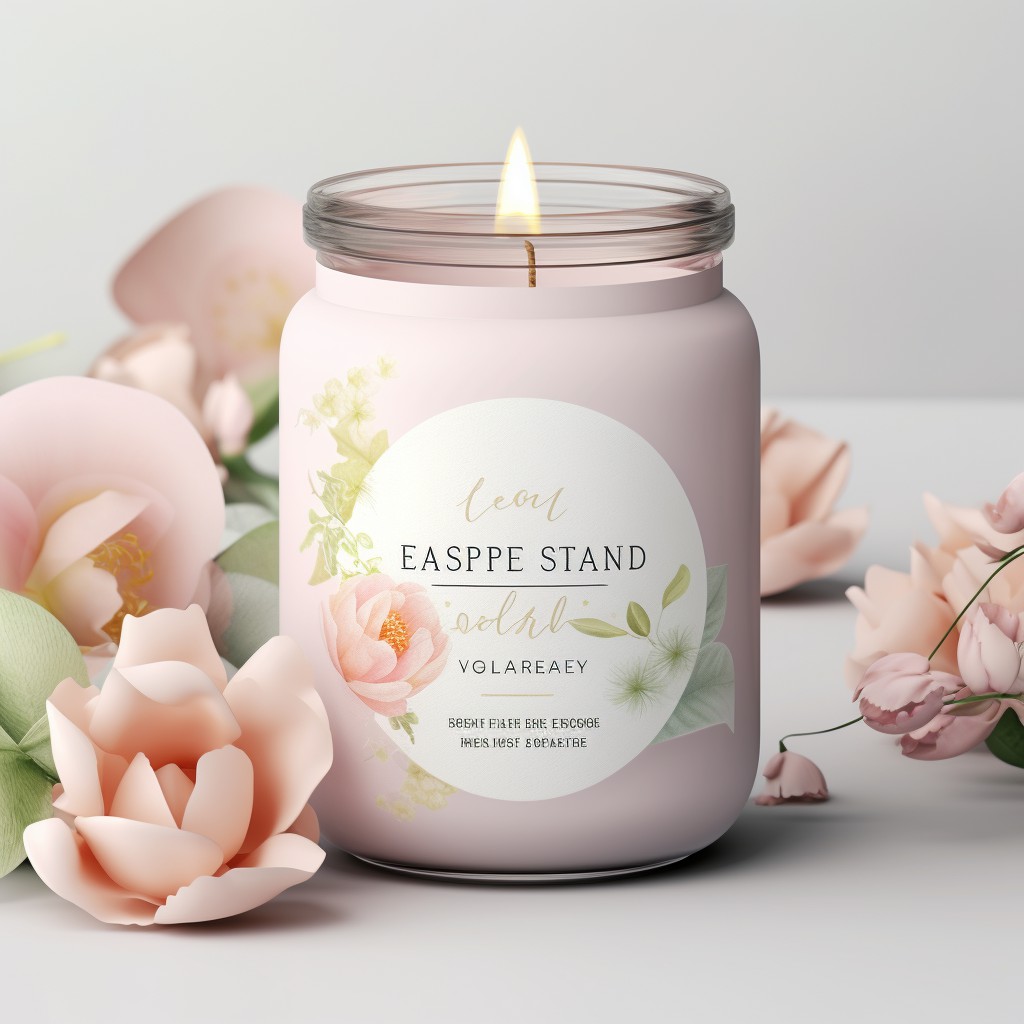 Custom Private Label Natural Soy Wax Scented Candles In White Box