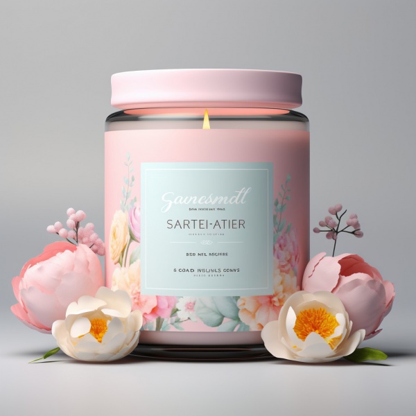Home Party Decoration Eco-friendly Soy Wax Aromatherapy Candles In Glass Jar