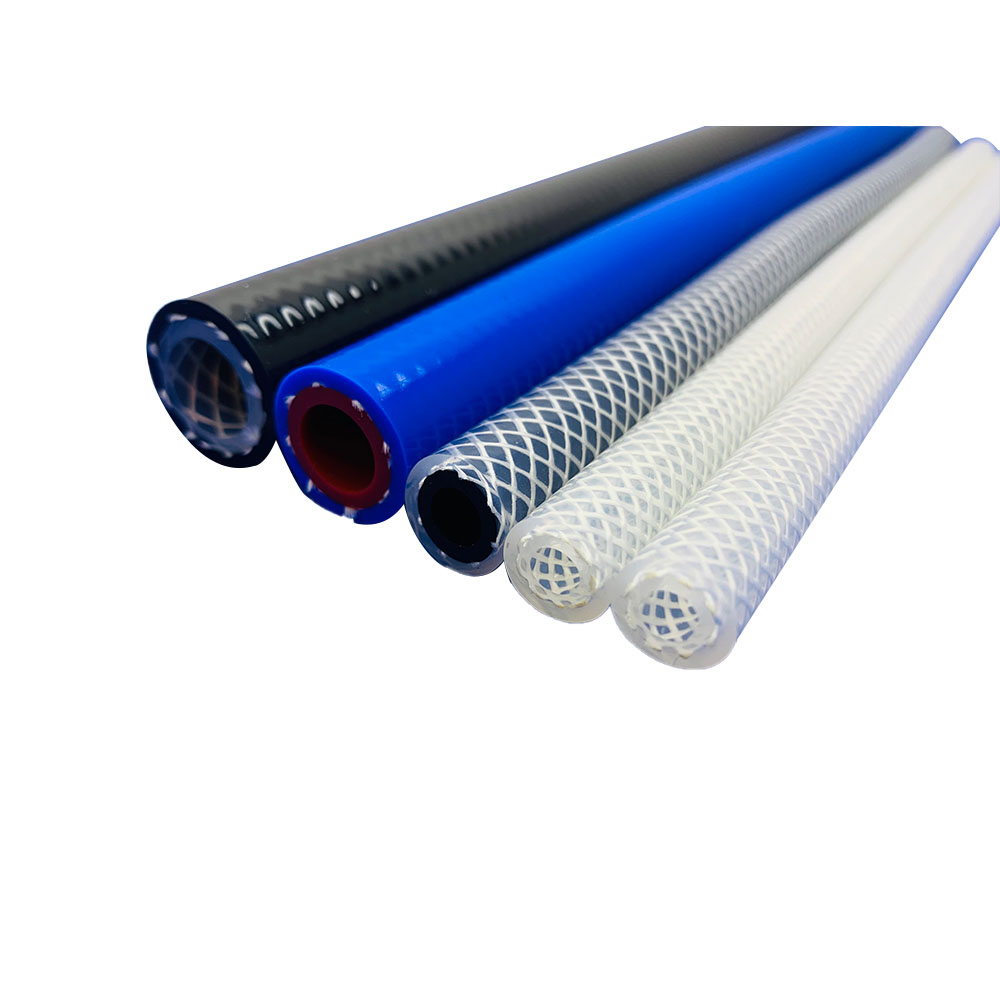 Braided silicone tube