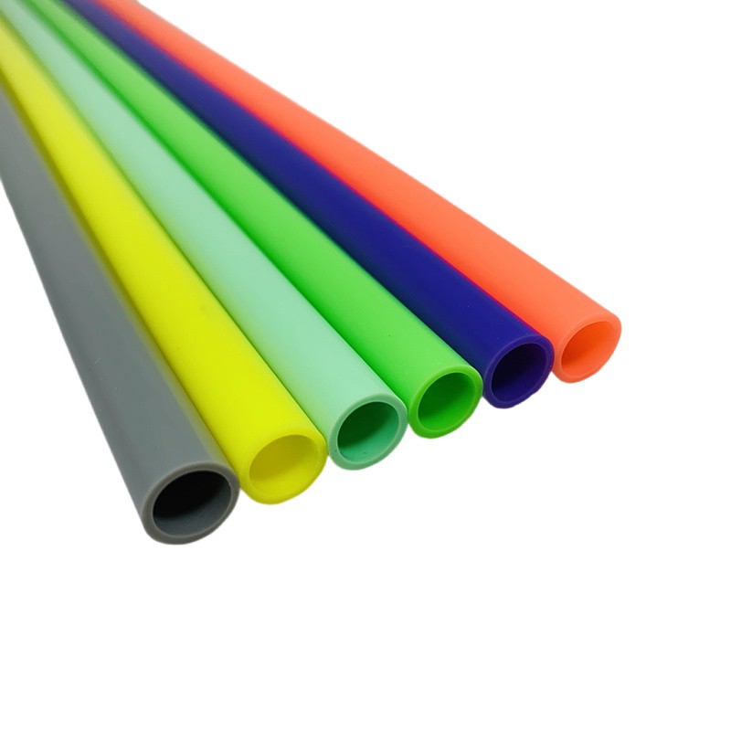 Colorful silicone tube