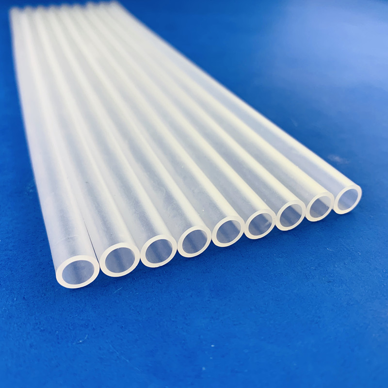 Transparent silicone tube