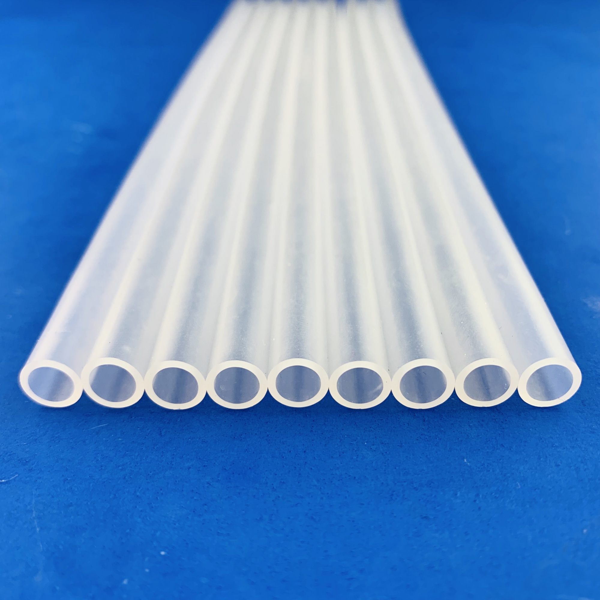 Transparent silicone tube