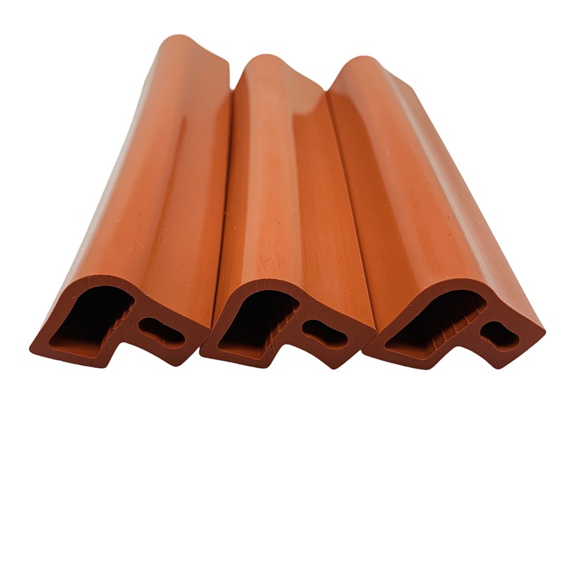 Shaped silicone tube
