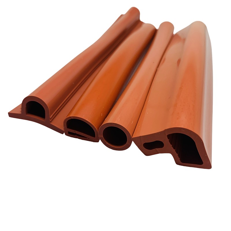 Shaped silicone tube