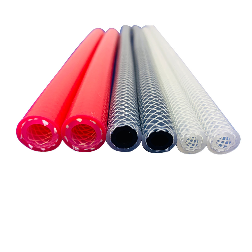 High temperature resistant braid silicone tube