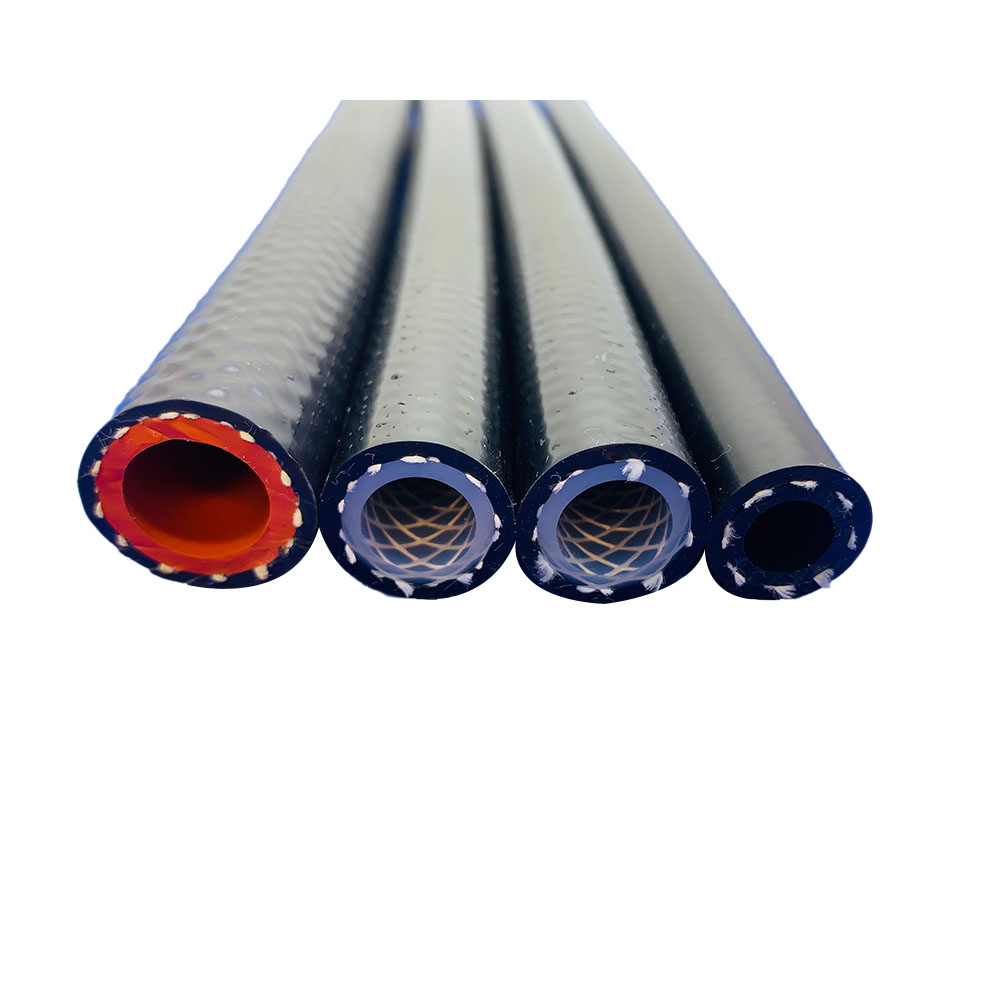 High pressure resistant braided silicone tube