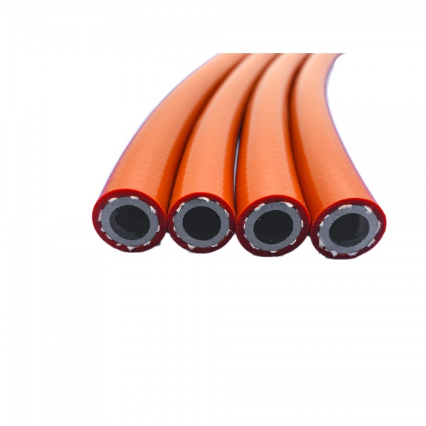 Silicone braided tube for steam equipment