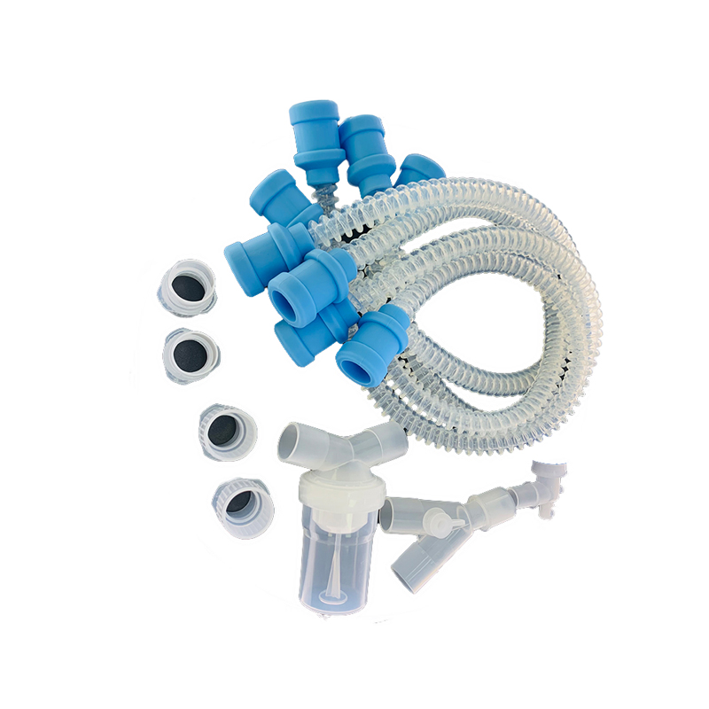 Medical corrugated silicone tube