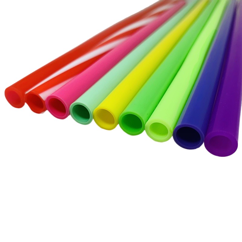 Colorful silicone tube