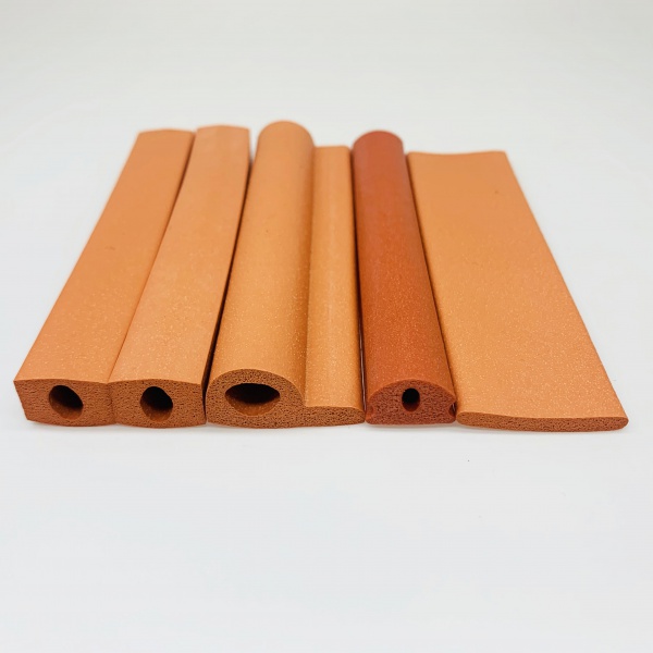 Foam silicone strip