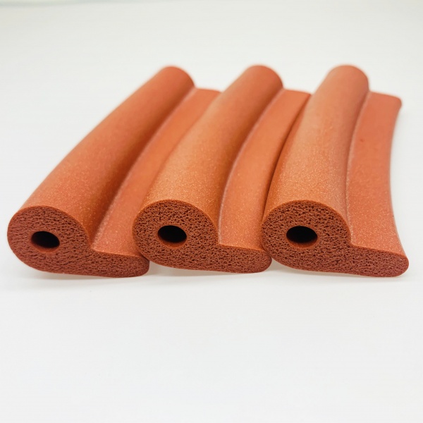 Foam silicone sealing strip for doors and Windows