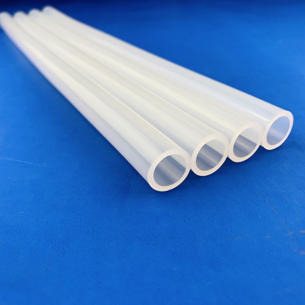 Transparent silicone tube for peristaltic pump