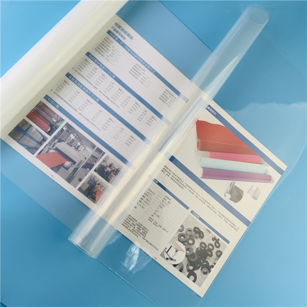 High transparent silicone sheet
