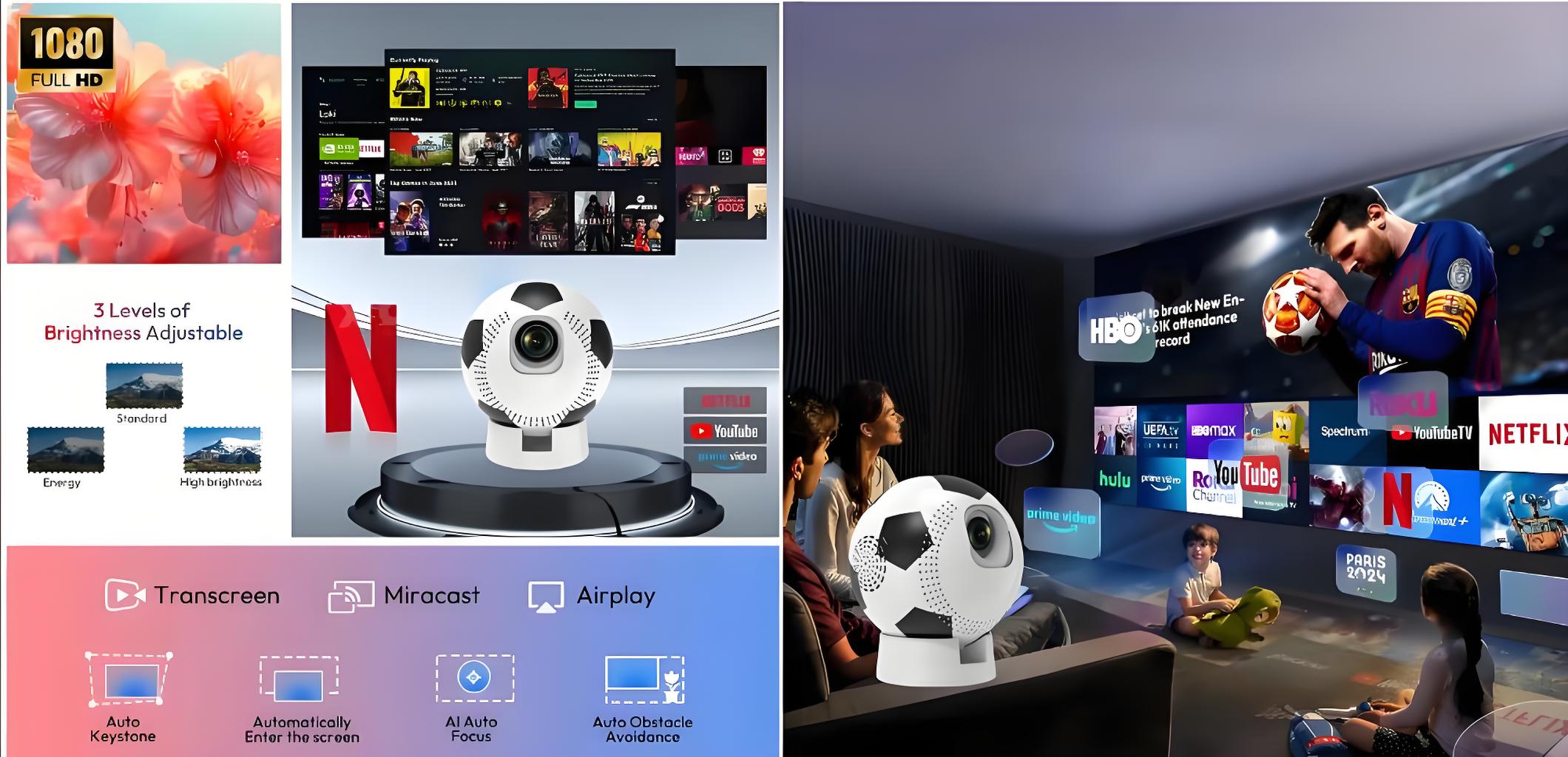 Gaming & Video Projector
