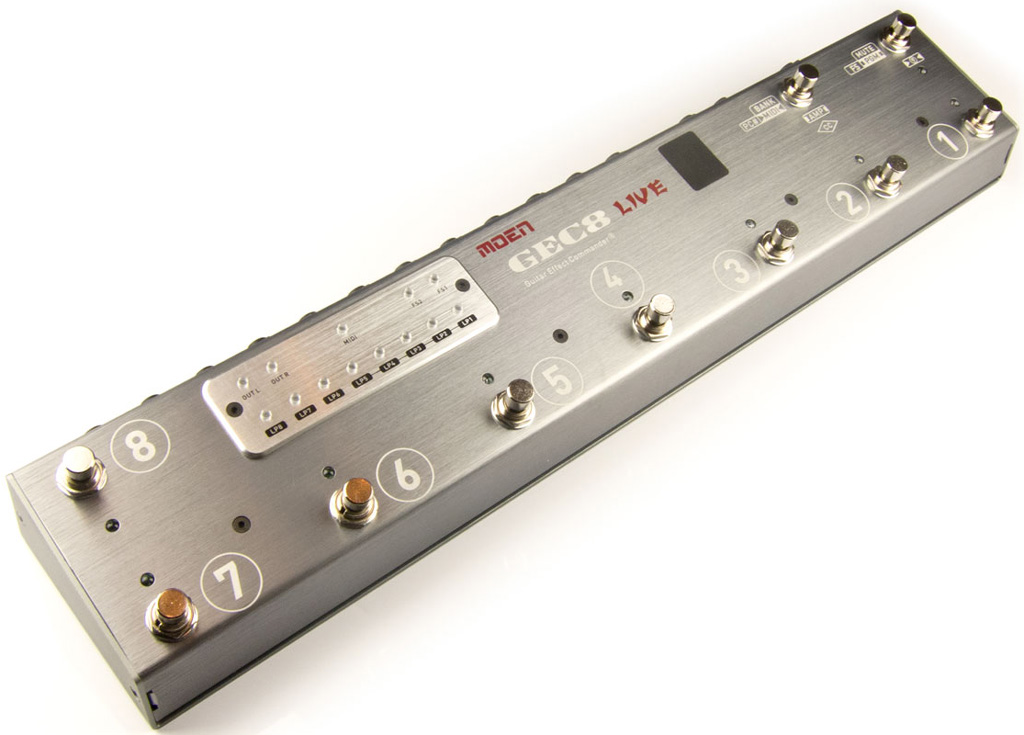 G68ジャンク品！Moen ギター エフェクト スイッチャー GEC8 LIVE