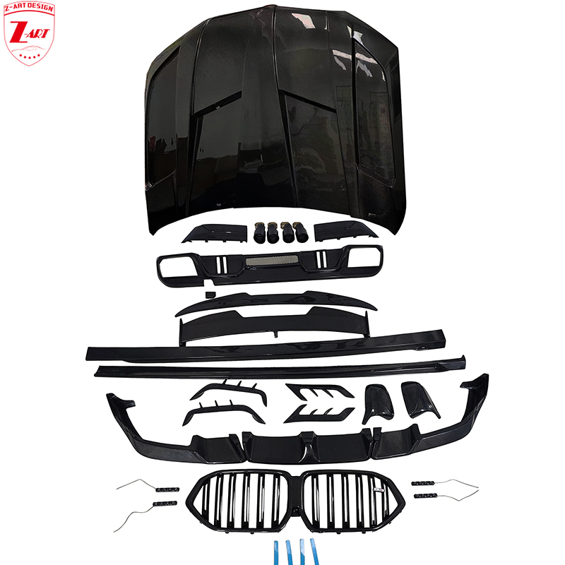 Z-ART LD carbon fiber body kit for F96 carbon fiber aerokit for 2019-2022 X6M carbon fiber tuning kit for X6M wind spoiler kit