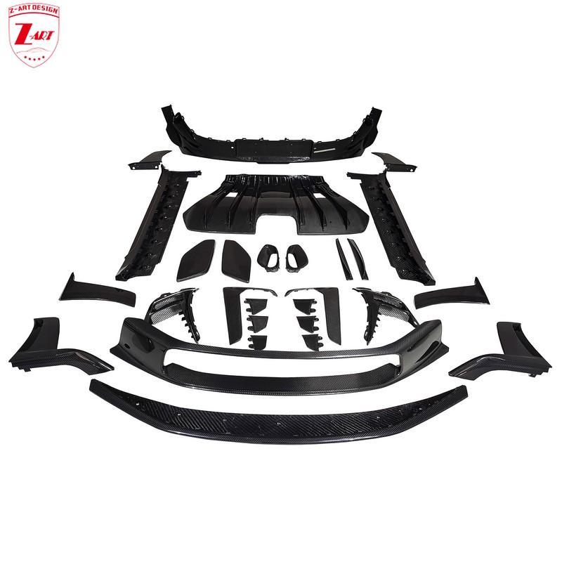 Z-ART 992 GT3RS OEM Body Kit for Porsche 992 GT3 RS Dry Carbon Fiber OEM Kit for Porsche 911 GT3 RS 2022+ Plastic To Dry Carbon