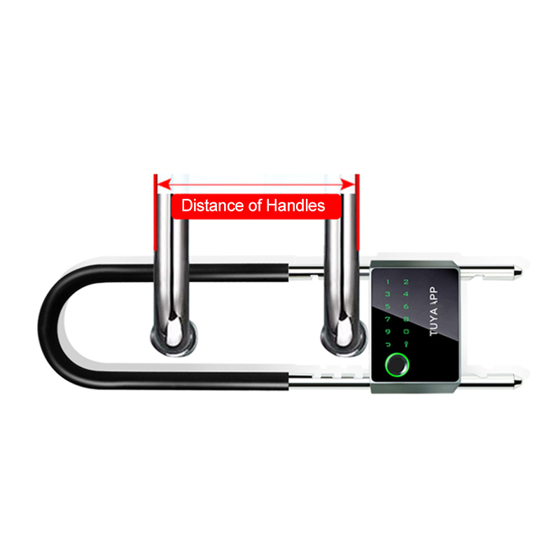 U shape smart padlock