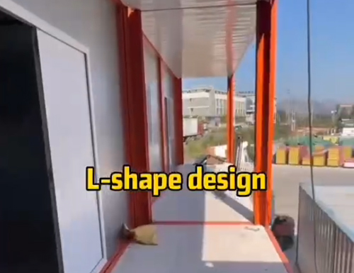 Container office building share