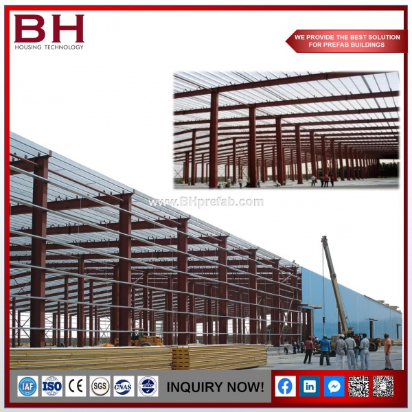 Customized Prefabricated Heavy Steel Structure Building for Warehouse