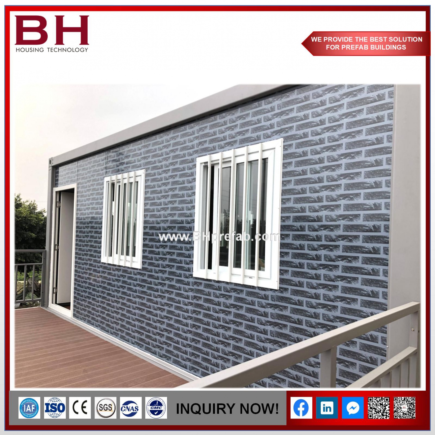 Heat-insulated Modular Detachable Plans Prefab Container House