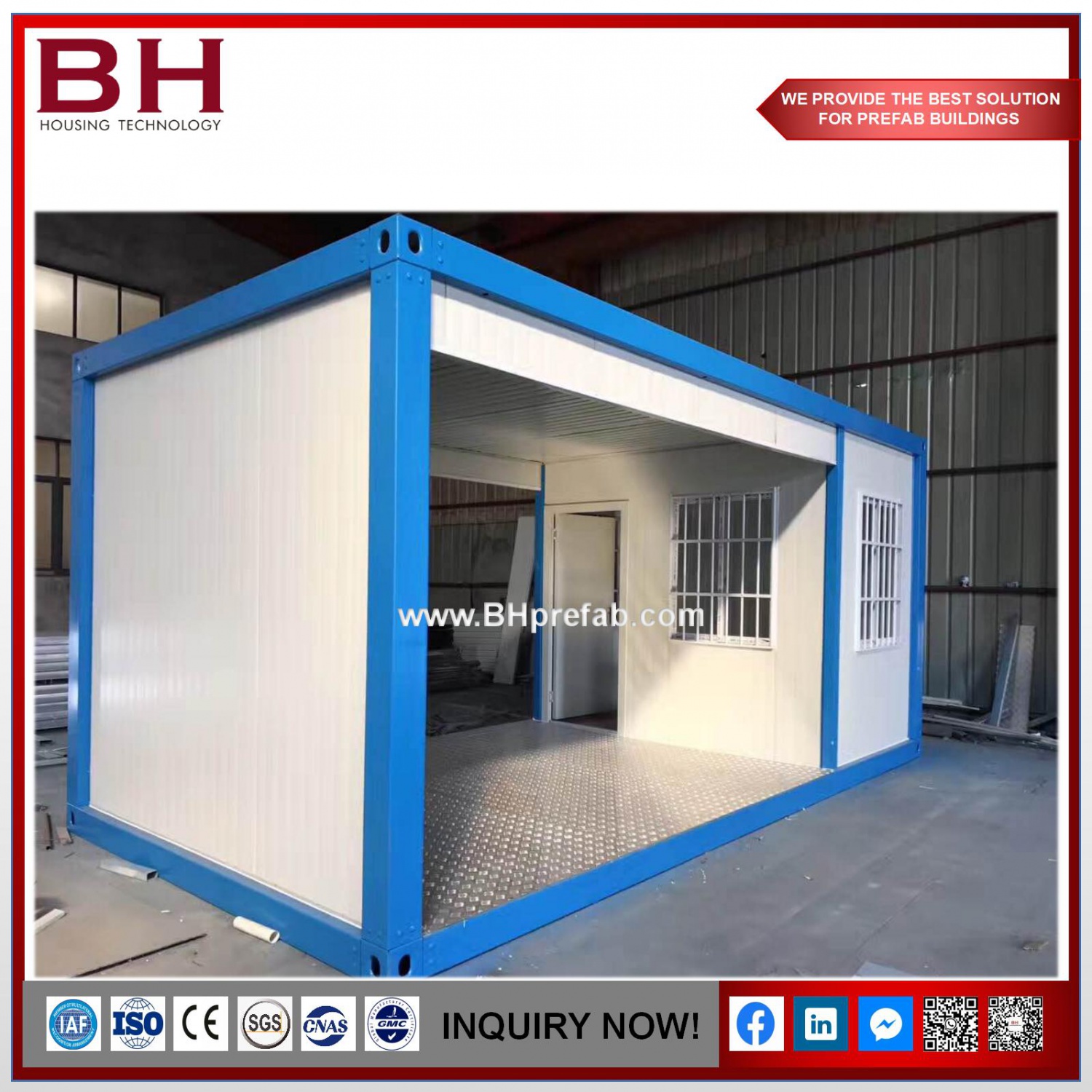 Prefab Outdoors Mobile Duty Room Container Guard Booth