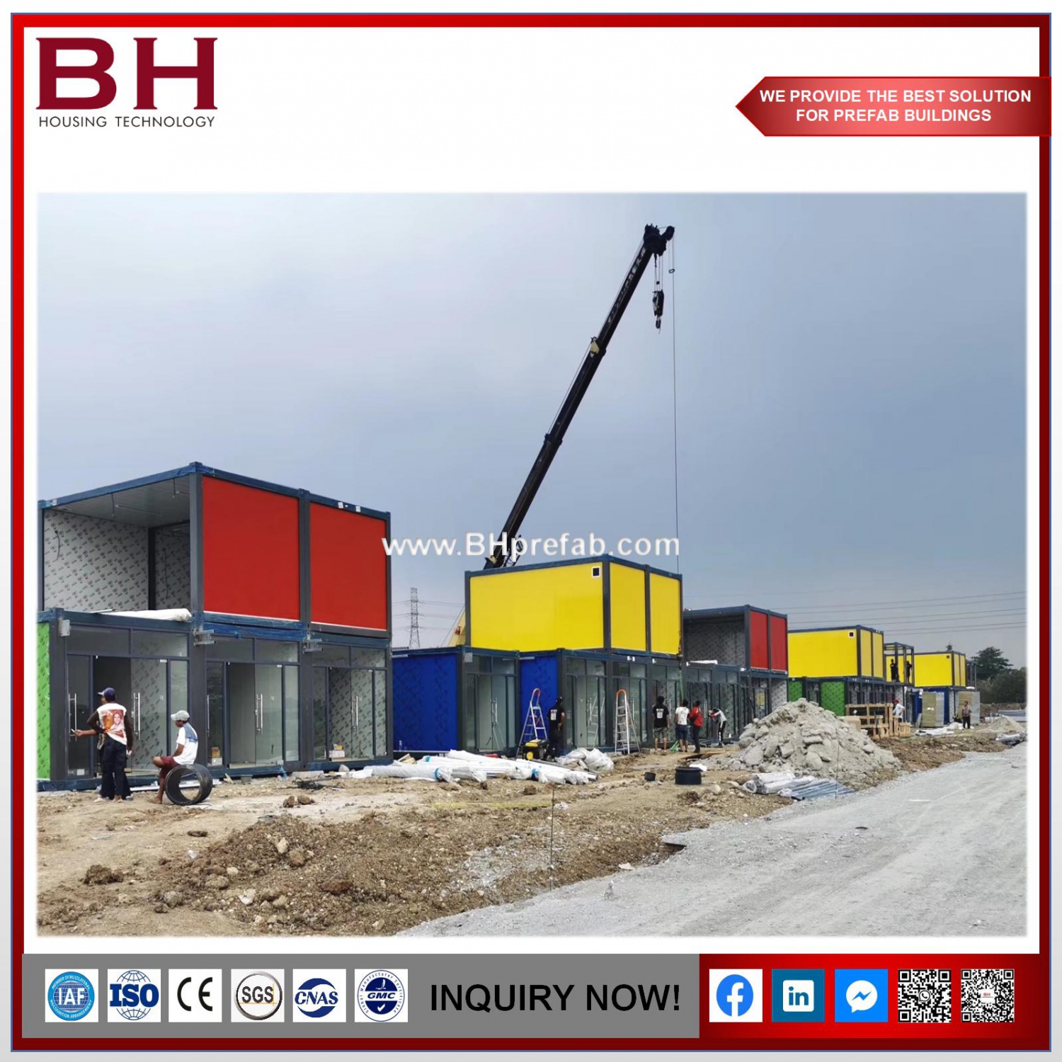 Use Hotel Office Sandwich Panel Prefabricated Flat Pack Container House