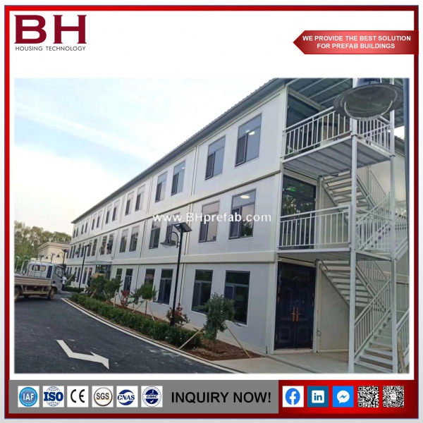 Prefab Three-Floor Container Fast Building For Office