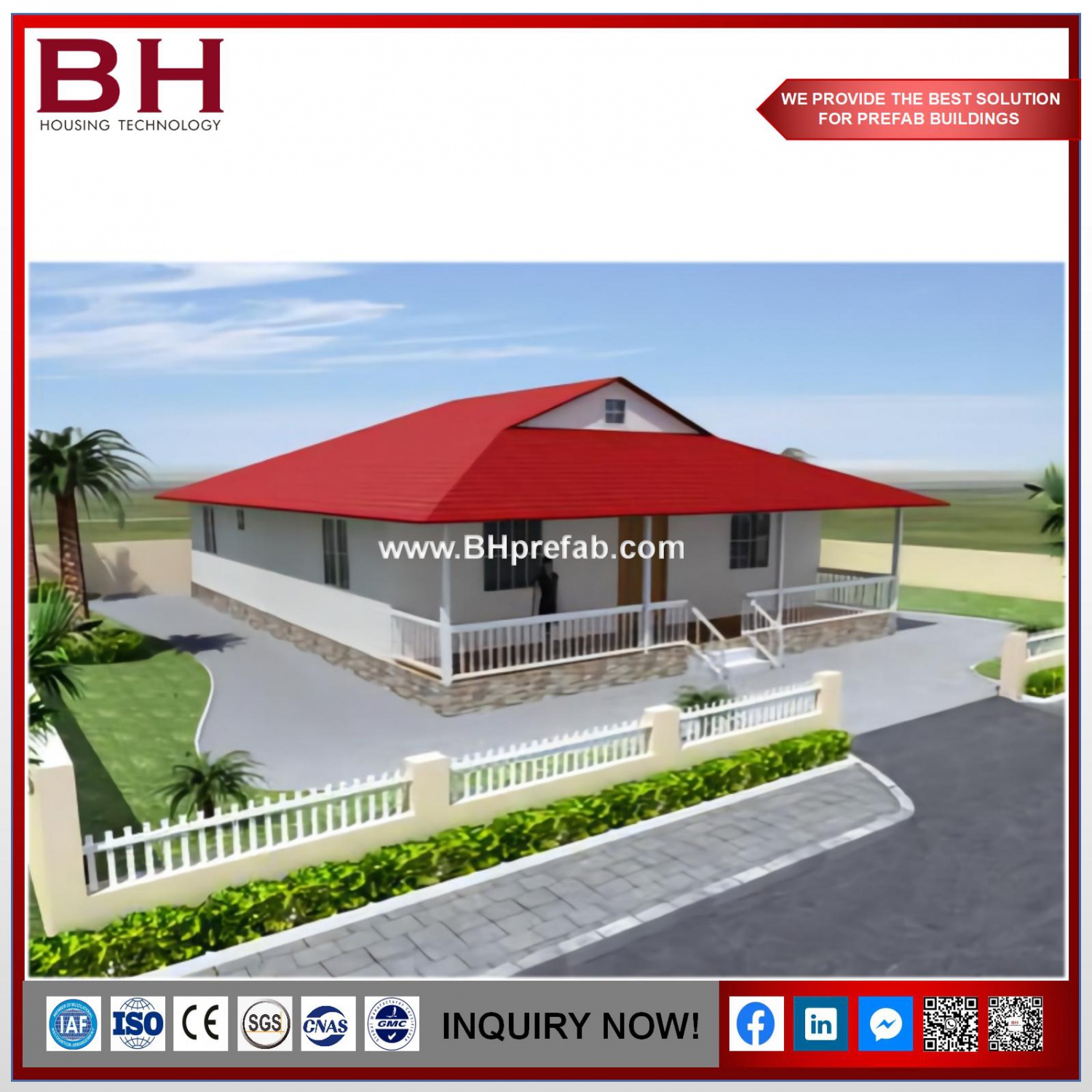 China Supply Steel Struction Luxurious Prefabricated Villa House