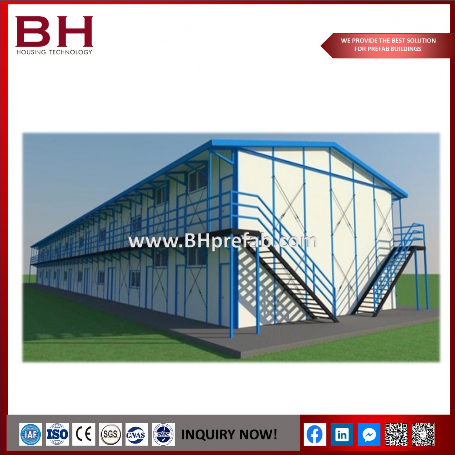 Hot Sale Supply Worker Dormitory Building Prefabricated K House