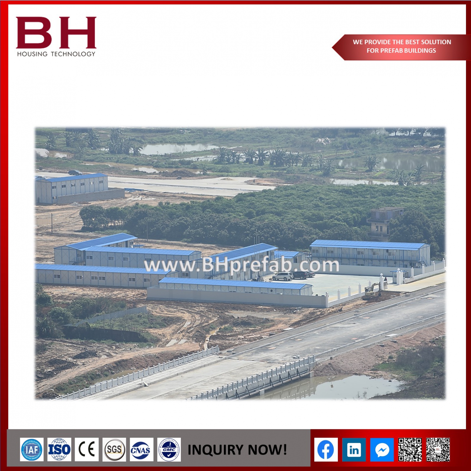 Light Steel Structure Prefab Home Prefabricated Camp House